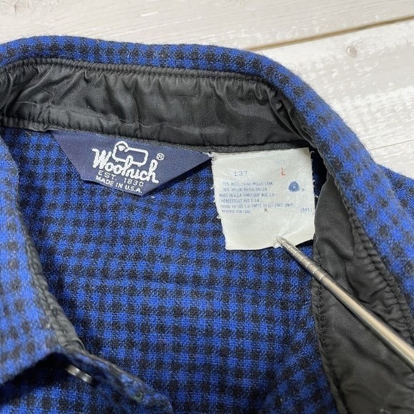 Woolrich Blue Casual Button Down Shirt - Picture 4 of 5